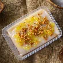 Load image into Gallery viewer, Indulge in the delightful flavors of Sapin-sapin, a traditional Filipino dessert made with layers of vibrant colored rice cakes topped with creamy latik and aromatic langka. Experience a burst of flavors in every bite and satisfy your sweet tooth with this delectable delicacy that is perfect for any occasion.
